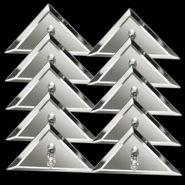 Paulmann Starline Halogen Sternenhimmel Set 10x10W Spiegel Dreieck 985.35