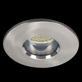1 x 3,5W LED Aluminium Einbau Spots Eisen geb&uuml;rstet Bad Dusche IP65 Au&szlig;enbereich