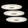 Paulmann 925.43 Einbauleuchten-Set, LED, Premium Line, Whirl 6W 3er Set Einbaulampen, Strahler
