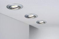 Paulmann Premium Line LED Einbauleuchten Set 3x3,5W Chrom...