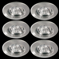 Paulmann Quality Line Halogen Einbauleuchten Set 6x35W...