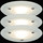 Paulmann GLAS SATIN Einbauleuchten Feuchtraumlampen Badezimmer Strahler Spots 994.77