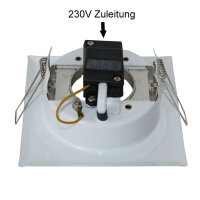 Paulmann 986.33 Einbaulampe Einbauring GX53 Weiß...