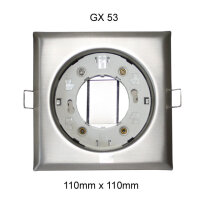 Paulmann 986.34 Ersatz Einbauring Eckig GX53 230V Eisen...