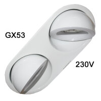 Philips Massive LED  Einbauleuchte 2er GX53 Weiß...