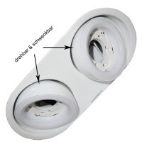 Philips Massive LED  Einbauleuchte 2er GX53 Weiß...