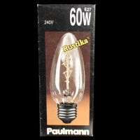 Paulmann 554.60 Gl&uuml;hbirne Riesen Kerzenlampe Rustika...
