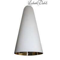 Danish Design Pendelleuchte Metall Weiß Gold...