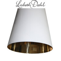 Danish Design Pendelleuchte Metall Weiß Gold Ø18cm Lisbeth Dahl Rarität