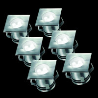 LED Bodeneinbaustrahler für Außen 6er-Set...