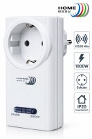 Home Easy HE874 Funksteckdose Weiß Schuko...
