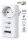 Home Easy HE877 Funksteckdose Schuko 3600W Weiß 433,92 MHz