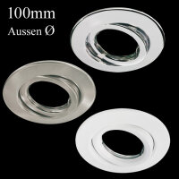 Paulmann XL Metall Einbauring schwenkbar Ø 100mm...