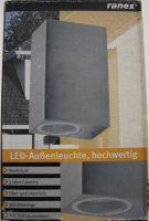 ranex 5000.465 LED Außenleuchte Wandleuchte...