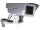 Realistische Profi Dummy Metall Alu Kamera Attrappe LED Blinklicht Wandhalterung