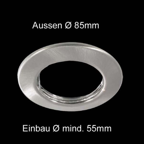 Paulmann Einbauringe Aussen &Oslash; 85mm Bohrloch &Oslash; 55mm Einbaustrahler Einbauleuchten