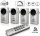 ELRO Home Easy HE878A Funk-Dimmer 4er Set 200W mit Fernbedienung Silber