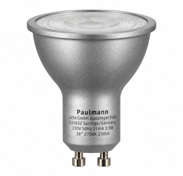 Paulmann 282.99 LED Reflektor  GU10 3,5W 230V 230lm 2700K 38°