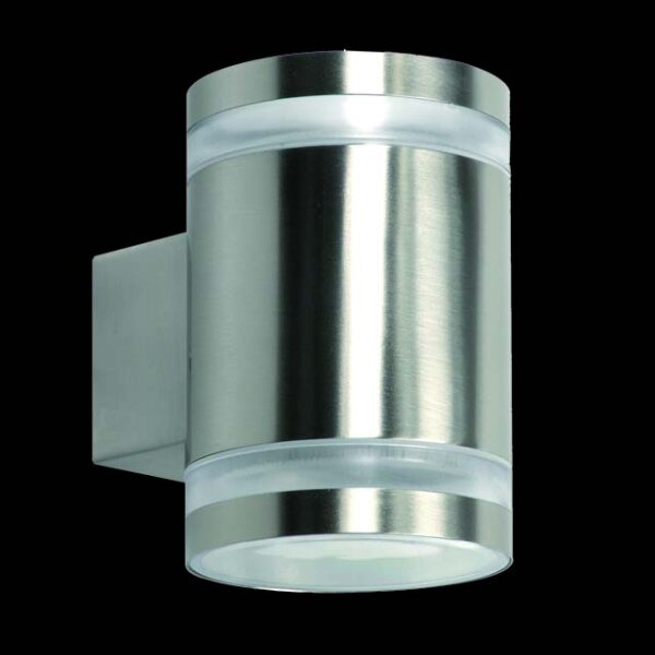 GAMMA Außenleuchte Bristol Edelstahl Up Down GX53 Wandlampe Außenleuchte IP44