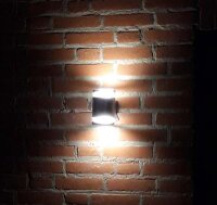 GAMMA Außenleuchte Bristol Edelstahl Up Down GX53 Wandlampe Außenleuchte IP44