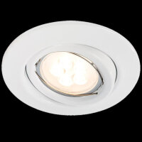 Metall-Einbauring Weiß Ø 110mm inkl. 3,5W...