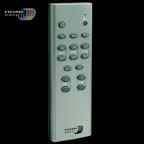 Home Easy HE845 Universal Funk-Fernbedienung | 3-Kanal & TV/AV