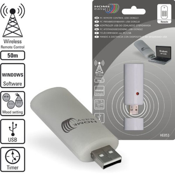 Home Easy HE853 PC-USB Funk-Dongle | Smart Home PC-Steuerung