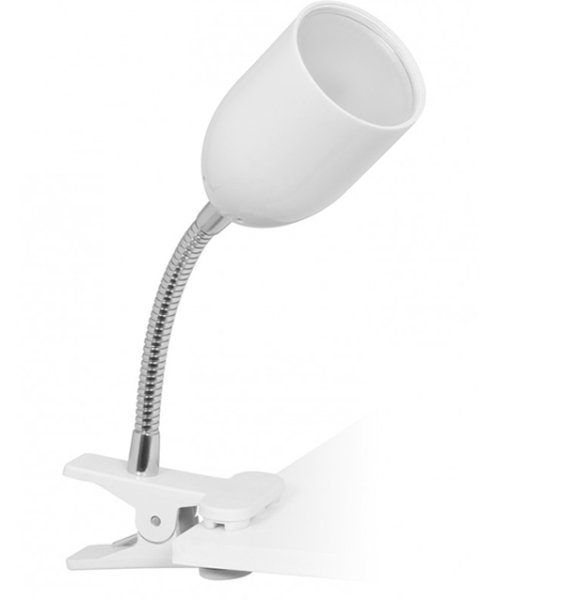 Flexible LED Schreibtischlampe Büro Leuchte Klemmleuchte Clip on Leselampe DE 