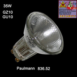 Paulmann 836.52 Halogen Reflektor Birne 35W 230V dimmbar GU10 Security GZ10