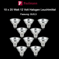 Paulmann GU5,3 Leuchtmittel Halogen Birne Spot dimmbar 20...