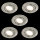 LED Einbauleuchten 3,5W EISEN GEBÜRSTET Decken Einbau Spot 110mm Lampen Strahler