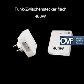 Elro Funk Steckdosen Schalter Dimmer Lichtschalter Fernbedienung Indoor  Outdoor Steckdose flach 460W