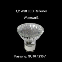 1,2 Watt LED Reflektor  Einbauleuchten Gl&uuml;hbirne...
