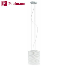 Paulmann Pendelleuchte H&auml;ngelampe Chrom Satin Opal Glas Deckenlampe Pendellampe