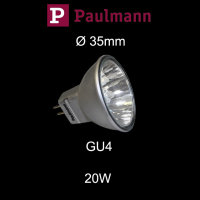 Paulmann 20W Akzent Ø 35mm kleiner Halogen Reflektor Alu GU4 dimmbar flood 30°