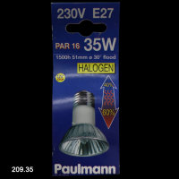 Paulmann 209.35 Halogen Reflektor 230V Birne 35W E27 PAR...