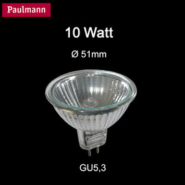 Paulmann 838.22 Halogen Reflektor Birne 10W flood 38° mit Schutzglas 12V GU5,3