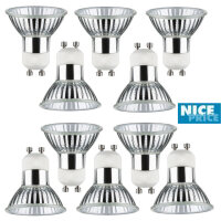 Nice Price 50W Halogen Leuchtmittel GU10 230V 10er Set...