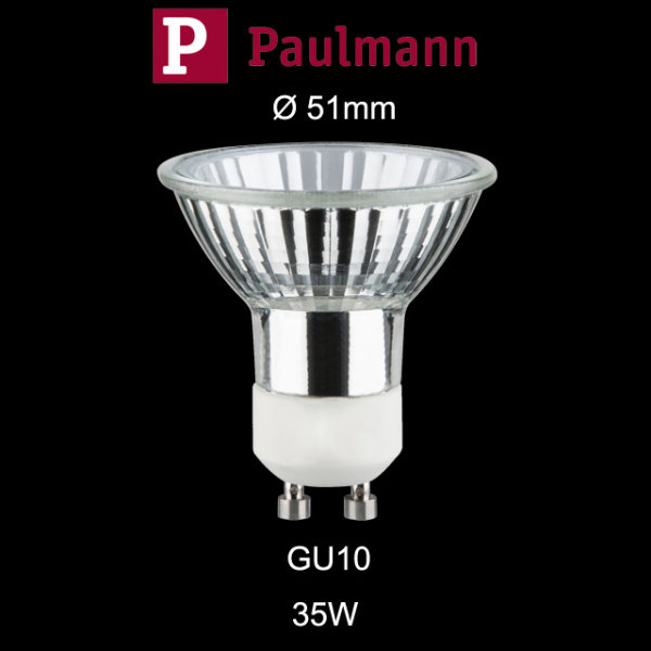 Paulmann 836.36 Halogen Reflektorlampe 35W Silber GU10 Warmweiß 230V dimmbar
