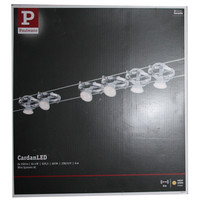 CARDAN Komplett Seil System Seilsystem 6 X 4W LED Spots Strahler Wiresystem Wire