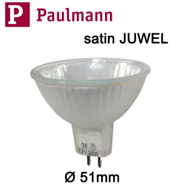 Paulmann 833.21 satin JUWEL 35W 12V Halogen Reflektor Birne dimmbar GU5.3