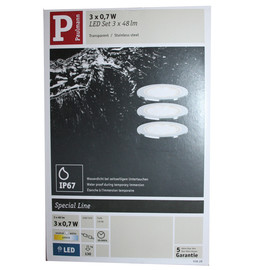 IP67 wasserdicht LED Einbaulampen Terrasse, Laminat Neutralwei&szlig; Belastbar 130 kg