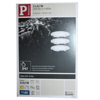 Paulmann 938.28 Premium Special Einbauleuchten Set 3er...