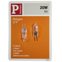 Paulmann 20W Doppelpack G4 Halogen Stiftsocken 12V bi Pin...