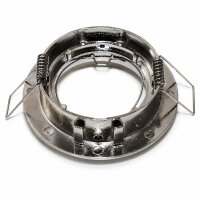 Paulmann Einbauring Ø82mm Alu-Zink Eisen gebürstet schwenkbar rostfrei IP23