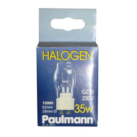 Paulmann 836.11 Halogen Birne H&uuml;llkolbenlampe Gl&uuml;hbirne GZ10 230V 35W dimmbar