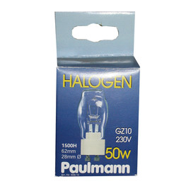 Paulmann 836.13 Halogen Birne Hüllkolbenlampe Glühbirne GZ10 230V 50W dimmbar