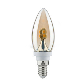 Paulmann LED Leuchtmittel Birne Kerze E14 2,5W Gold warmweiß Lüster Kronleuchter