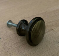 Möbelknopf Zink Brüniert Ø 30mm...