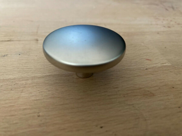 Möbelknopf 40mm Nickel matt Schubladenknopf Schrank Schublade Möbel Knauf Knopf